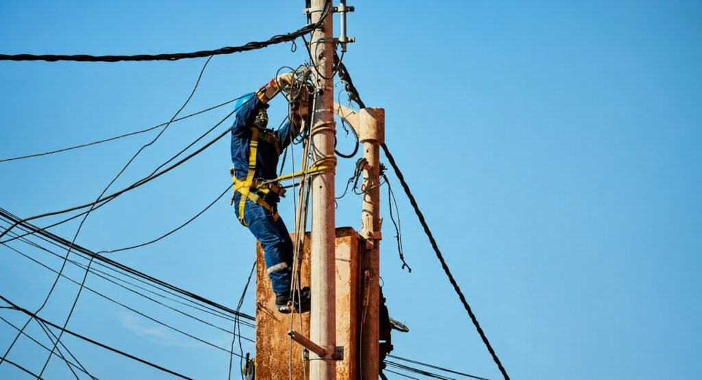 ENOSA alerta sobre riesgos por cableado en desuso ante lluvias del FEN