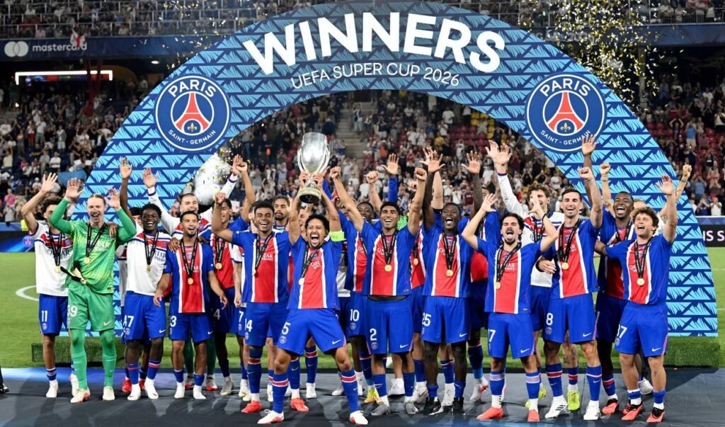 PSG conquista la Supercopa de Europa tras vencer 2-1 al Aston Villa PSG conquista la Supercopa de Europa tras vencer 2 1 al Aston Villa