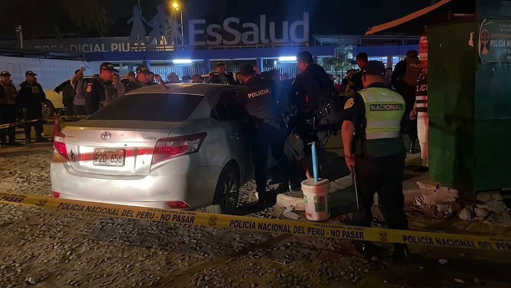 Conductor de taxi es asesinado a balazos frente al Hospital Regional de Piura