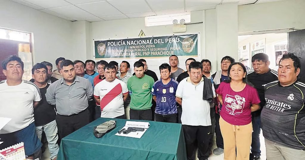 Dictan siete días de detención preliminar para 22 comuneros de Sechura tras enfrentamiento en mina de sal