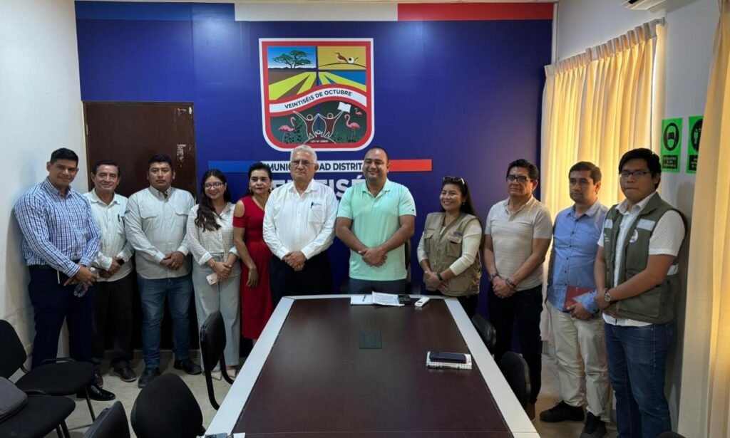ENOSA y Municipalidad de Veintiséis de Octubre coordinan acciones ante el Fenómeno El Niño