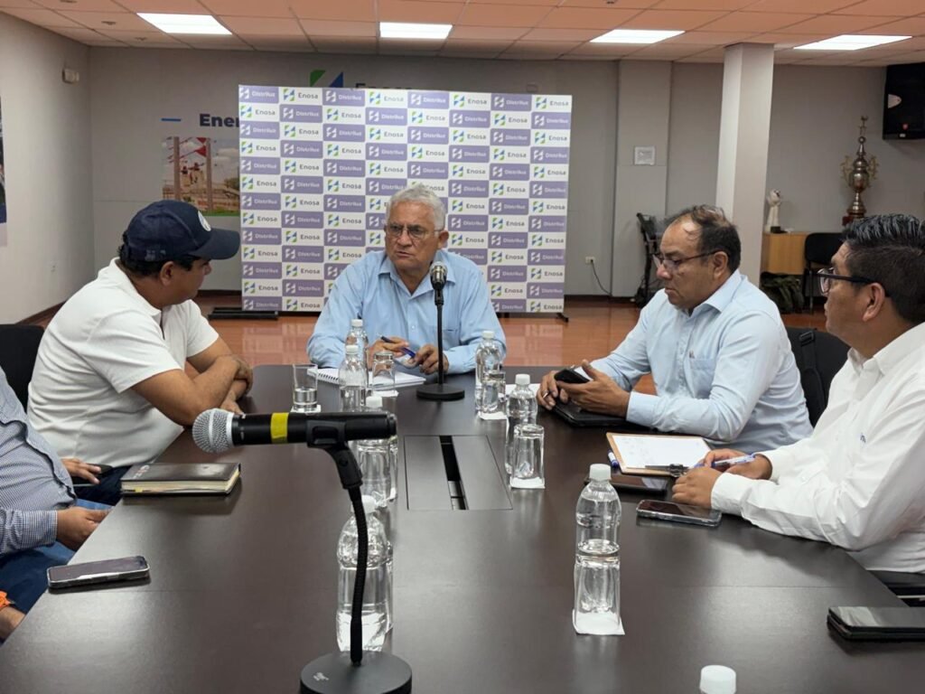 ENOSA y Gobierno Regional de Piura coordinan intervenciones eléctricas para avanzar obras públicas