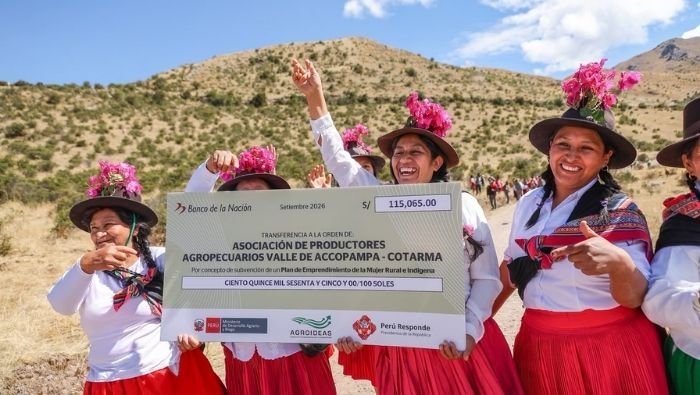 MIDAGRI financia con casi S/ 10 millones a mujeres productoras de 18 regiones del Perú