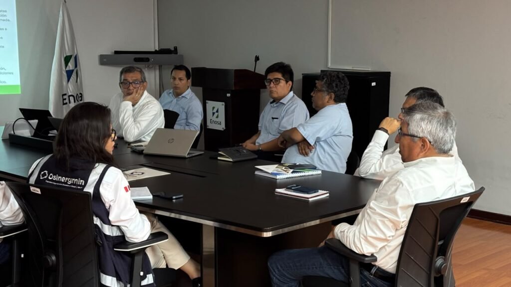 Enosa presenta a Osinergmin avances de trabajos preventivos ante el Fenómeno El Niño